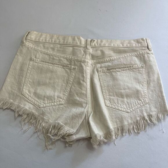 We The Free Destroyed Cut Off Denim Shorts Size 28 - Picture 6 of 6